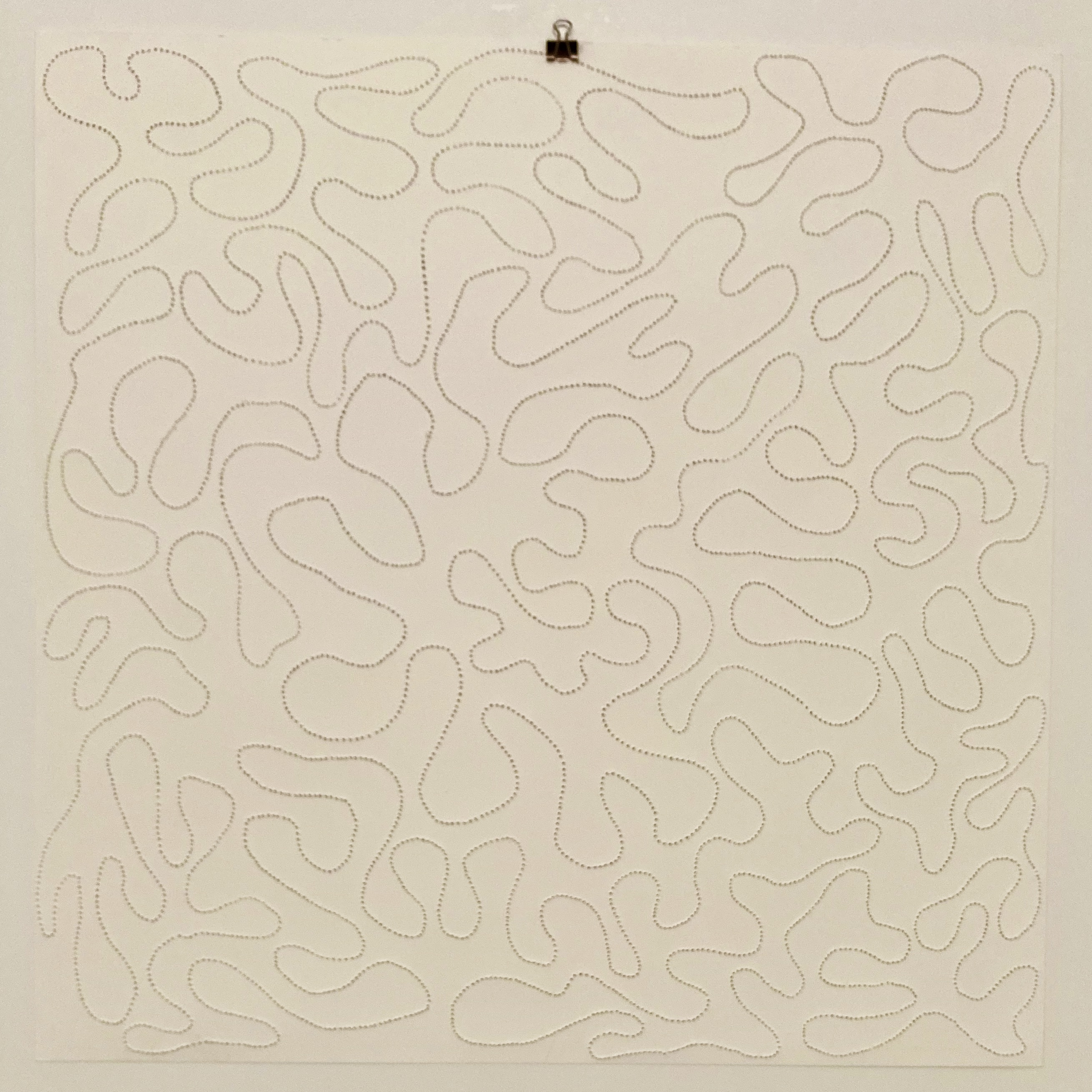 one line getting lost in a square